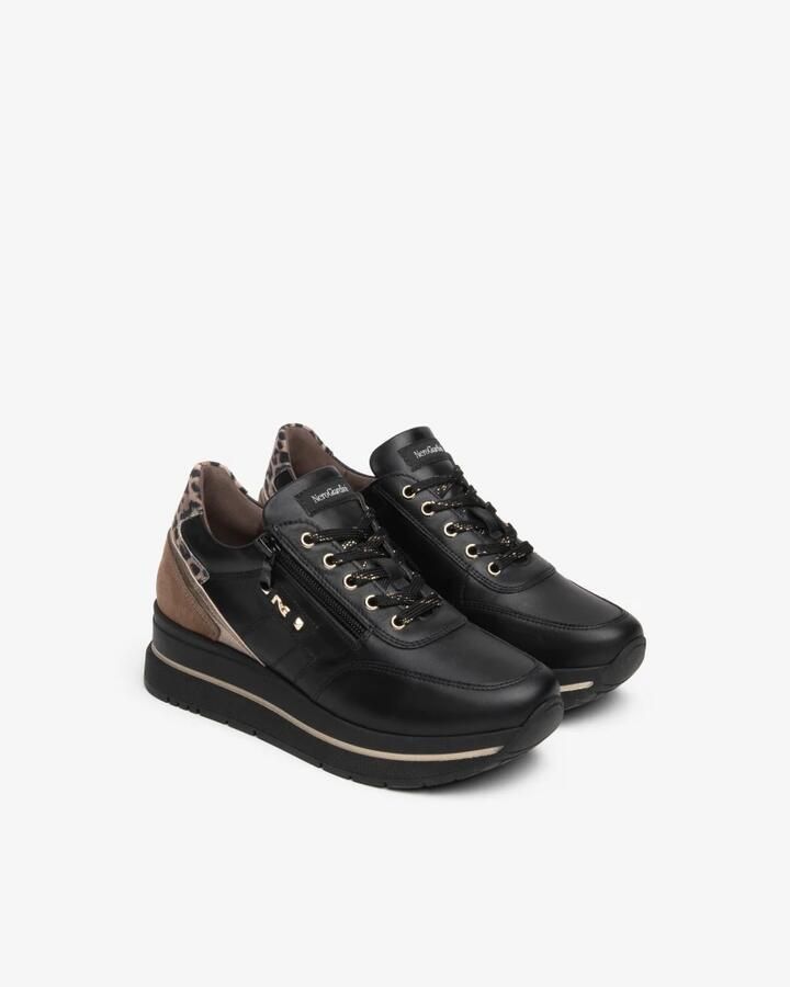 Nero Giardini NeroGiardini I610736D-100 Guanto Nero Zwarte dames sneaker - Foto 4