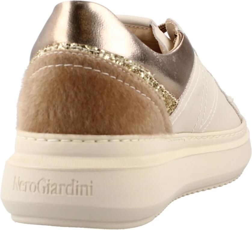 NeroGiardini Sneaker Velvet 1039 T.Patty Kameel T.Glitter Gr.Top Pla Lun Fashion Wear Vrouwen - Foto 8