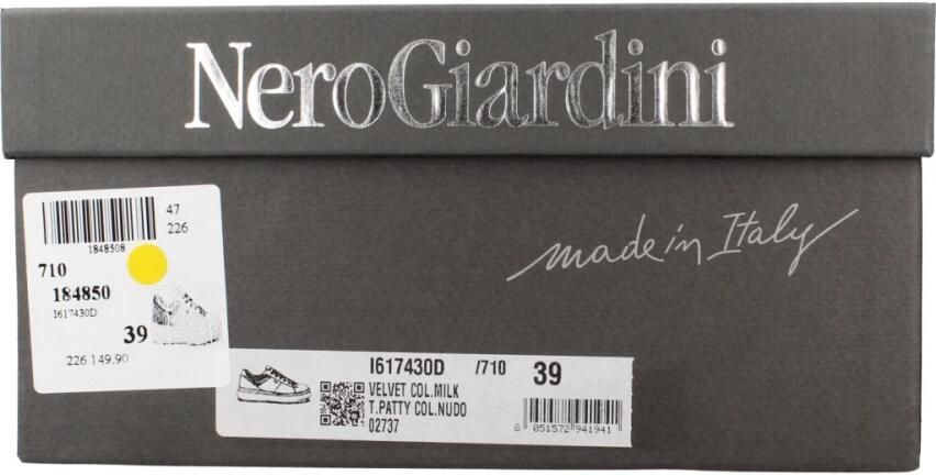 NeroGiardini Sneaker Velvet 1039 T.Patty Kameel T.Glitter Gr.Top Pla Lun Fashion Wear Vrouwen - Foto 11