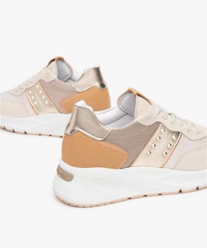Nero Giardini 512863 Sneakers Leren Sneaker Dames Beige - Foto 6