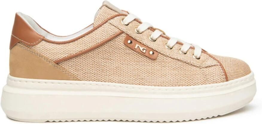 NeroGiardini Lage Sneakers T.Paglia Fresh 01 S Velour Ambra 543 Armenia Cogn - Foto 4