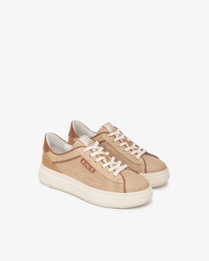 NeroGiardini Lage Sneakers T.Paglia Fresh 01 S Velour Ambra 543 Armenia Cogn - Foto 7