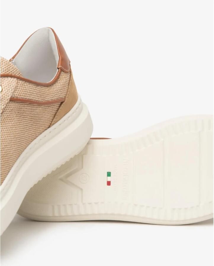 NeroGiardini Lage Sneakers T.Paglia Fresh 01 S Velour Ambra 543 Armenia Cogn - Foto 6