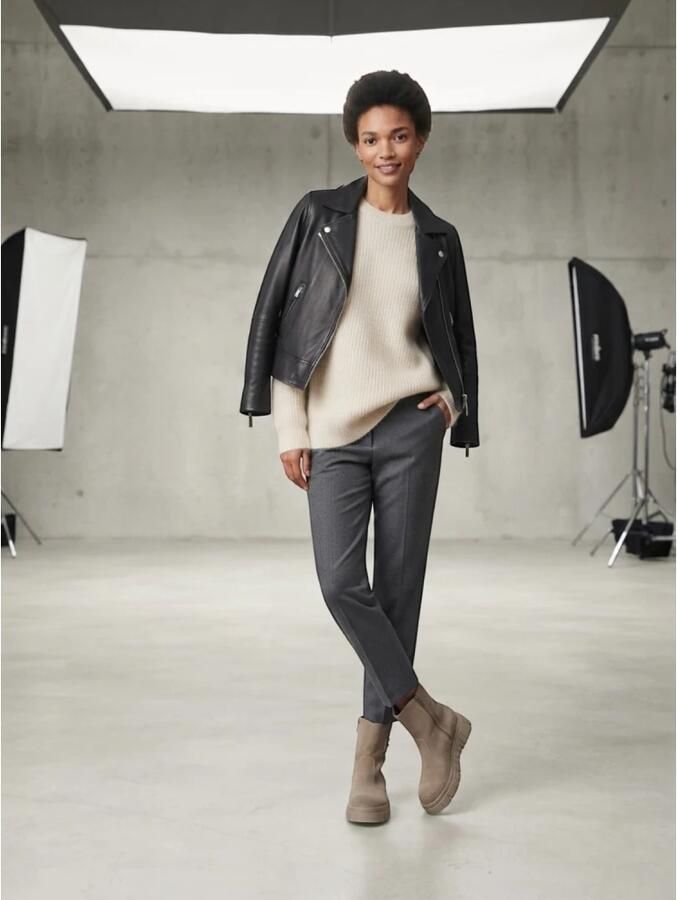 NeroGiardini Laarzen Velour Tr Sulmona Fango Fashion Wear Vrouwen - Foto 4