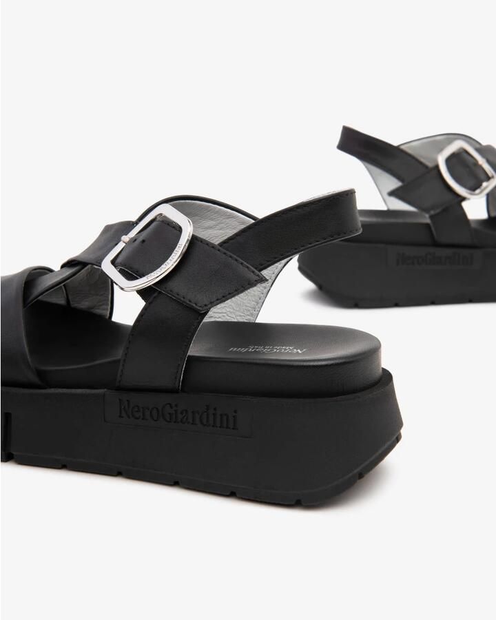 NeroGiardini Sandalen Tamigi Nero Tr Venezia 8066 Ligh Fashion Wear Vrouwen - Foto 2