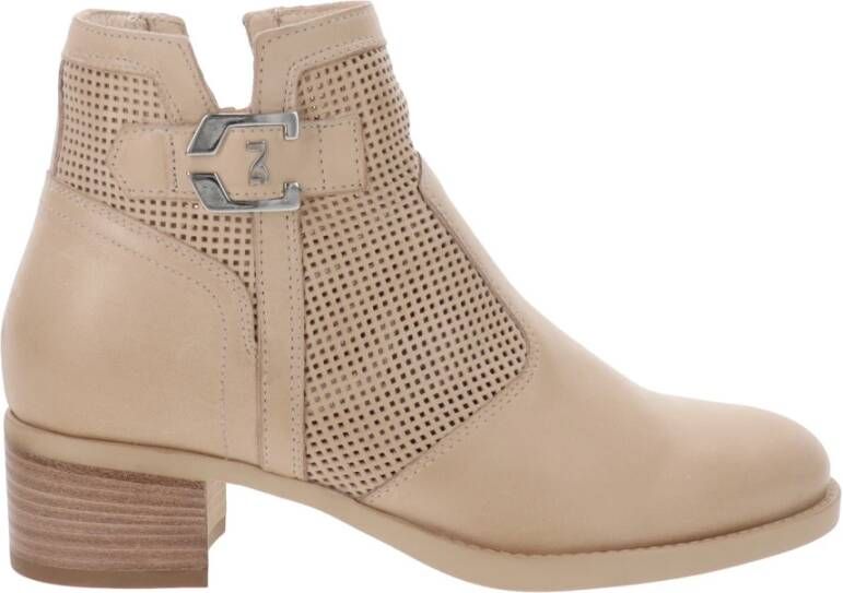 Nerogiardini Ankle Boots Beige Dames