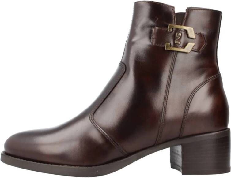 Nero Giardini NeroGiardini I308232D 300 Donkerbruine enkellaarzen - Foto 4