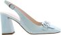 Nerogiardini Leren Hoge Hakken Elegante Stijl Green Dames - Thumbnail 25