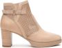 Nerogiardini Beige Geperforeerde Laarzen - Thumbnail 1