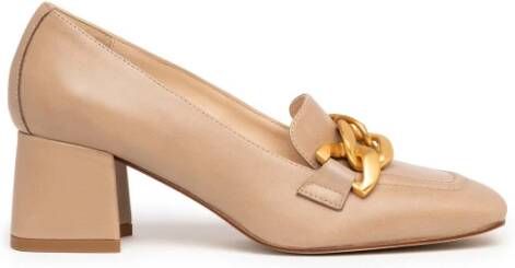 Nerogiardini Beige Ketting Loafer Beige Dames