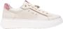 Nerogiardini Beige Leren Sleehak Sneakers voor Vrouwen - Thumbnail 2