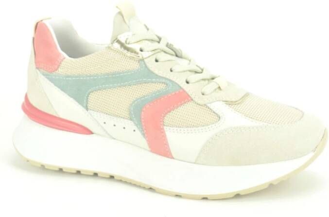 Nerogiardini Beige Multi Runner Sneakers Multicolor Dames