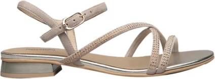 Nerogiardini Beige Sandalen Comfort Stijl Beige Dames