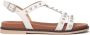 Nerogiardini Beige Sandalen met Pietrine Detail - Thumbnail 1