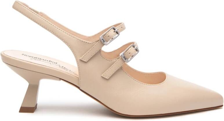 Nerogiardini Beige Sandalen met t30 Detail
