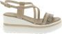 Nerogiardini Beige Sandalen met Verstelbare Hielband - Thumbnail 3