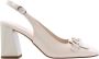 Nerogiardini Slingback Vernice Latte Sandalen Beige Dames - Thumbnail 2