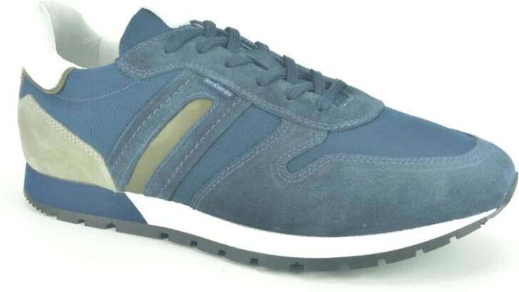 Nerogiardini Blauw Suède Runner Schoenen
