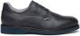 Nerogiardini Blauwe leren derby schoenen Blue Dames - Thumbnail 1