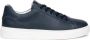 Nerogiardini Blauwe leren sneakers met uitneembare zool - Thumbnail 1