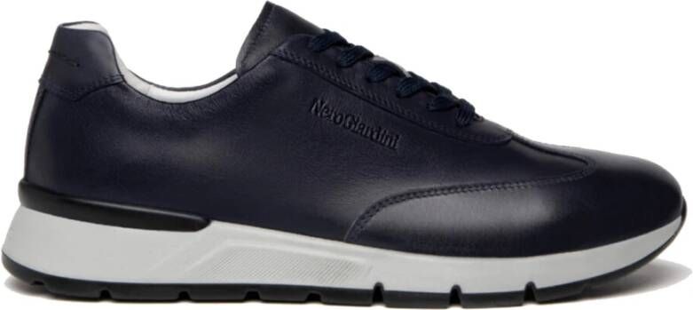 Nerogiardini Blauwe Sneakers voor Heren Blue Heren