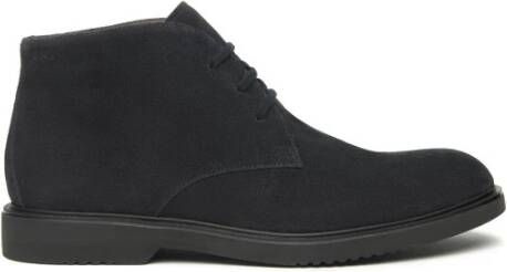 Nerogiardini Blauwe Suède Chukka Boots