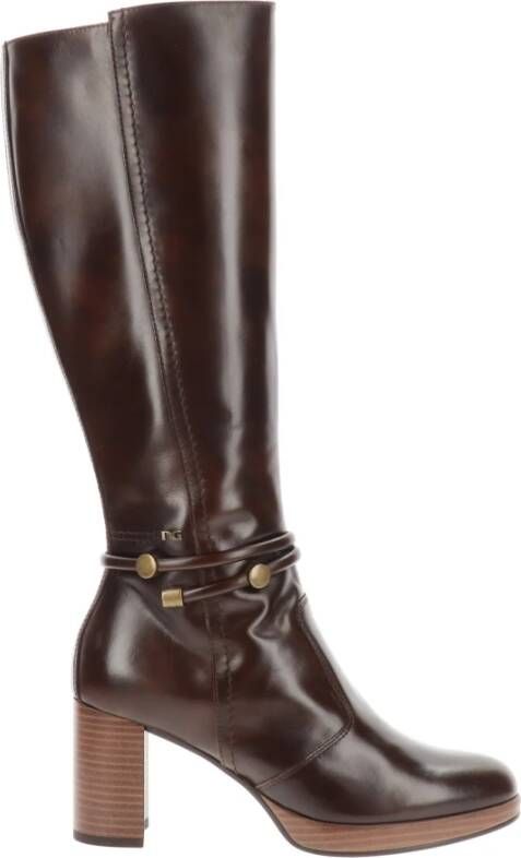 Nerogiardini Boots Bruin Dames