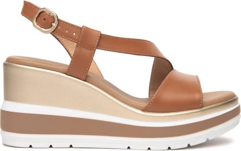 Nerogiardini Brandy Sandalen met Sleehak
