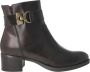 Nerogiardini Leren Enkellaarzen Elegant Kwaliteit Stijl Brown Dames - Thumbnail 2