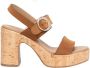 Nerogiardini Bruin Leren Sandalen Stijlvol Ontwerp Brown Dames - Thumbnail 9