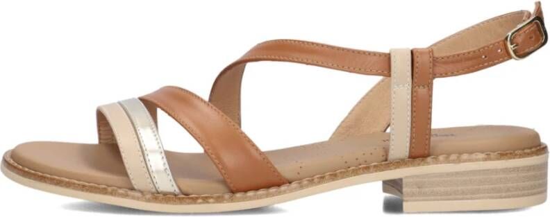 Nerogiardini Bruine Zomer Sandalen Stijlvol Ontwerp