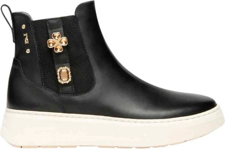 NeroGiardini Sneaker Black Glove Tr Gonzaga 8004 Beig Streetwear Vrouwen