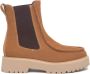 Nerogiardini Chelsea Boots met Dubbel Elastiek in Kastanjebruin Suède - Thumbnail 1
