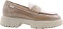 Nerogiardini Clarkson Mocassin Beige Dames - Thumbnail 2