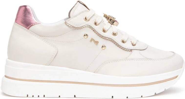 Nerogiardini Crème Hardloopschoenen