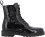 Nerogiardini Dames Enkellaarzen Zwart Combat Stijl Black Dames - Thumbnail 9