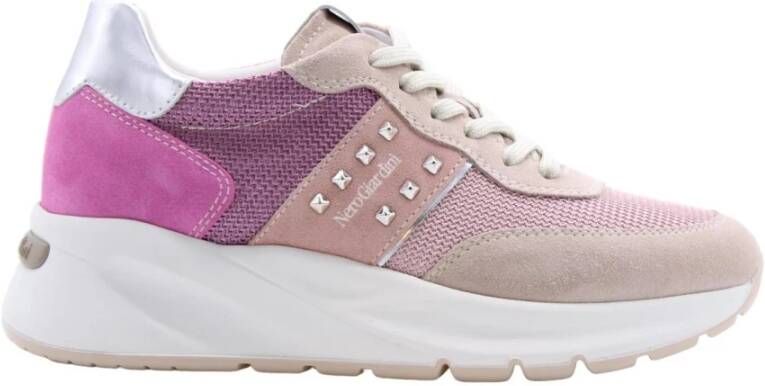 Nerogiardini Derulo Sneaker Stijlvol en Trendy Schoeisel Pink Dames