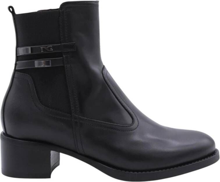 NeroGiardini Laarzen Zwarte Handschoenen Zwart Elastisch Tr Brescia 894 Zwart Fashion Wear Vrouwen