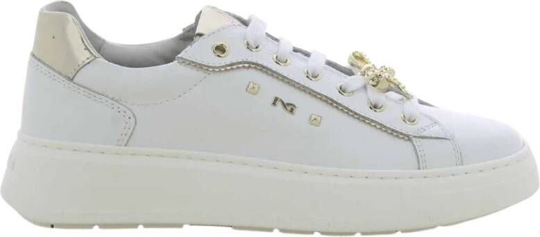 Nerogiardini Ecru Damesschoenen Elegant Stijl