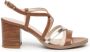 Nerogiardini Elegant Cognac Sandal Brown Dames - Thumbnail 1