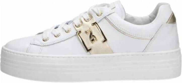 Nerogiardini Elegante Dames Sneakers Collectie White Dames