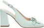 Nerogiardini Leren Hoge Hakken Elegante Stijl Green Dames - Thumbnail 21