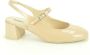 Nerogiardini Elegante Kant Schoenen Beige Dames - Thumbnail 1