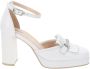 Nerogiardini Elegante Leren Hoge Hakken White Dames - Thumbnail 1