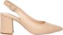 Nerogiardini Beige Leren Blokhak Schoenen - Thumbnail 1