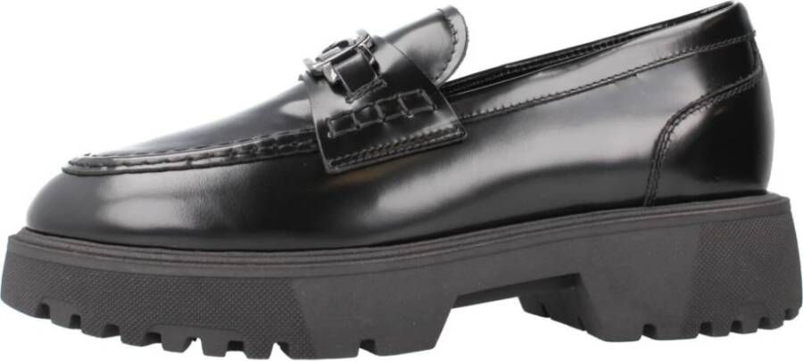Nerogiardini Elegante Versierde Loafers Black Dames