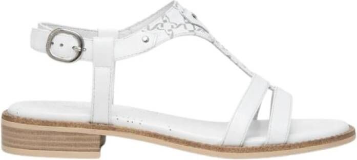 Nerogiardini Flat Sandals White Dames