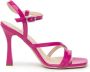 Nerogiardini Fuchsia Patent Sandal Pink Dames - Thumbnail 1