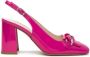 Nerogiardini Fuchsia Patent Slingback Sandalen Pink Dames - Thumbnail 2