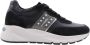 Nerogiardini Zwarte Vetersneaker met Stijlvol Ontwerp Black Dames - Thumbnail 2